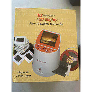 Wolverine F2D Mighty Film to Digital Converter One Size White Orange